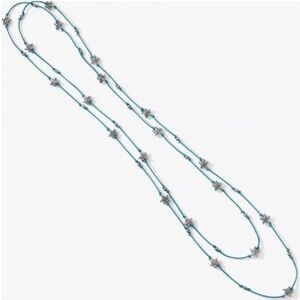 NWT Brighton Seascape Turquoise Corded Necklace w/ Starfish